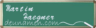 Martin Haegner Visitenkarte